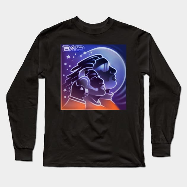 Black Astronauts Podcast Logo Long Sleeve T-Shirt by Black Astronauts Podcast Network Store